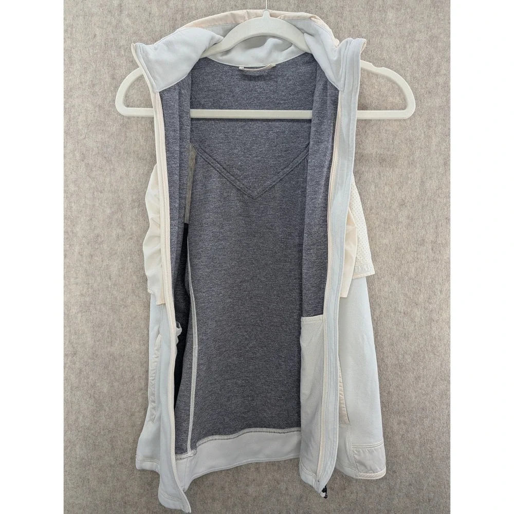 Lululemon 8 Kanto Catch Me Vest Angel Wing Hidden Hood Size 6 - Picture 3 of 7